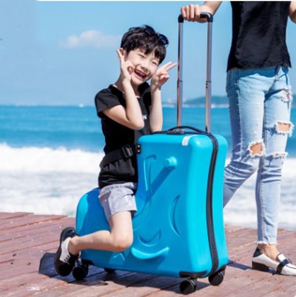 

designer- fashion cute kids trolley suitcases on whreeels childn carry on spinner rolling luggage travel student school bag ing