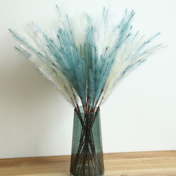 

blue and white decorative artificial flower simulation plants home wedding