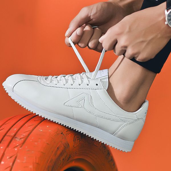 

2020 g.n.shijia fashion new designer cow leather microfiber eva rubber bottom all white red 88 running shoes sport sneaker