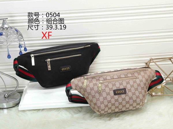 

2019 european and american fashion pu leather pocket shoulder messenger bag riding day backpack pocket