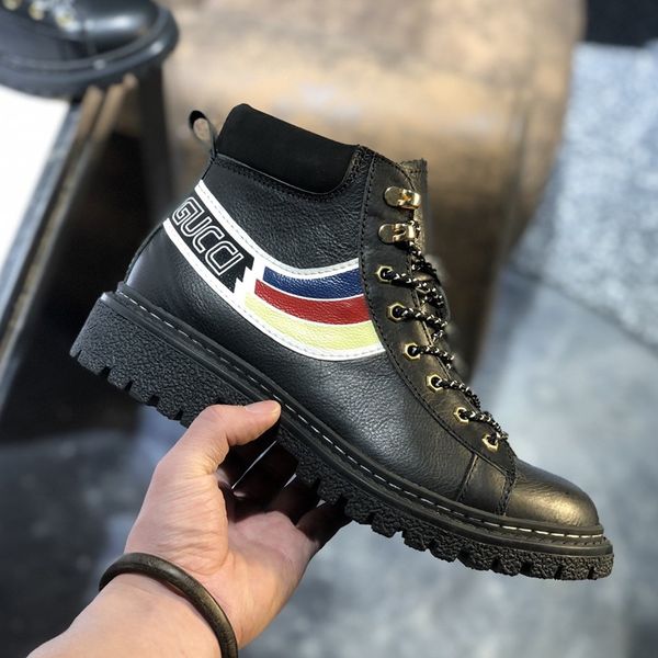 

2020 c6 new style fashion trend high-casual men's shoes, comfortable and versatile luxury sports men's shoes zapatos hombre, Black