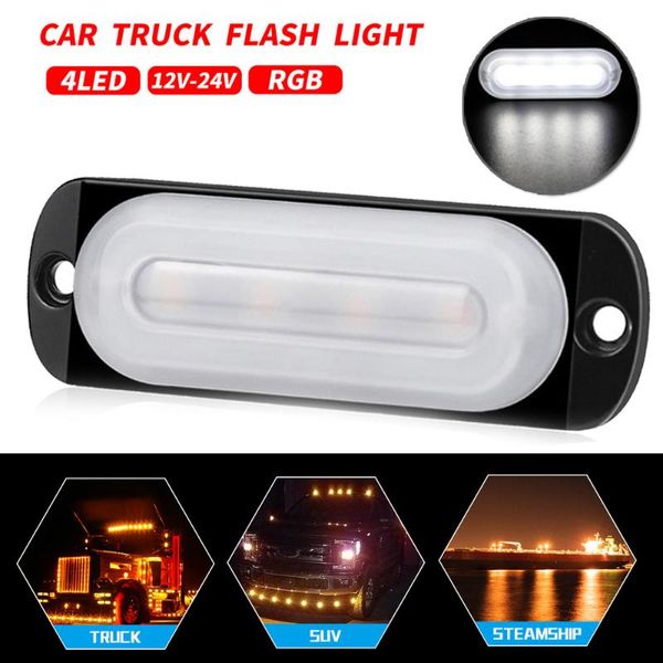 

side marker led work light 12w flash set parts accessories motorcycles