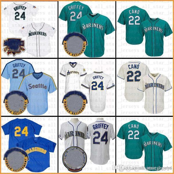 

mens 24 Ken Griffey Jr. Seattle Baseball Jersey Mariners Cool Flex base Mesh Retro Griffey Jr. Mariners Jerseys