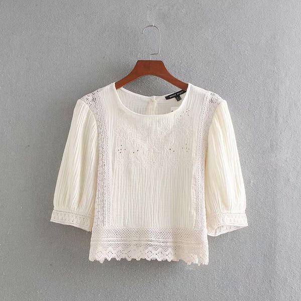 

the european and american fashion embroidery jacket cc53-9412, White