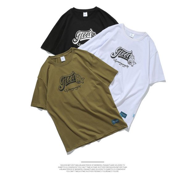 

new designer t shirt men short sleeve summer mens t shirt men fashion letter print fashion men tshirt hip hop tee shirts brand luxury shirt, White;black