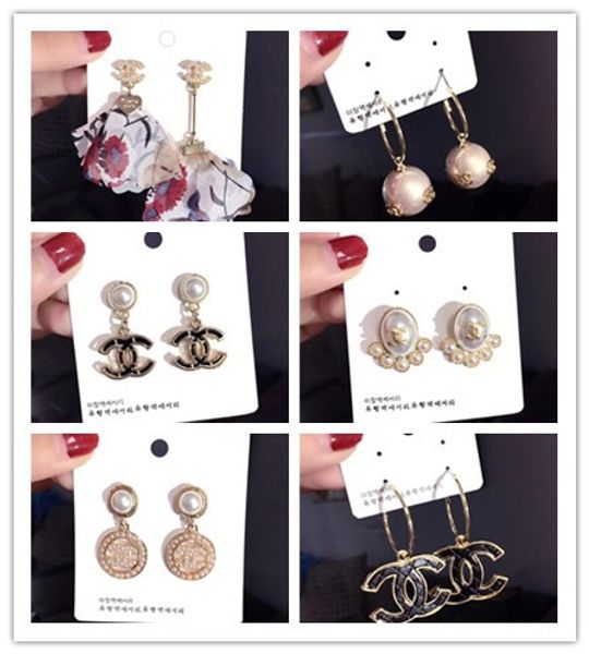 

Fa hion de igner brand letter g earring gold ilver plated ear tud double g earddrop for women girl party jewelry