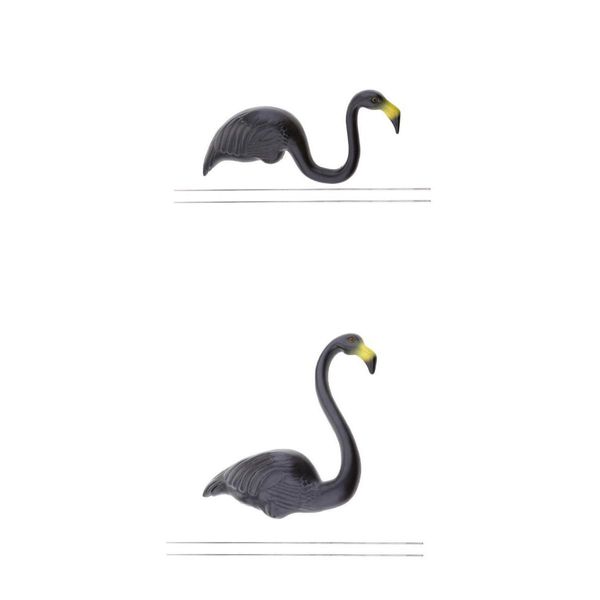 

garden flamingos statue figurine yard lawn art ornament decor sculpture 2pcs
