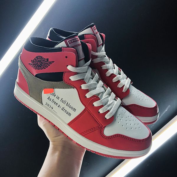 

red men's casual shoes breathable male high running shoes classic tenis masculino zapatos hombre sapatos sneakers, Black