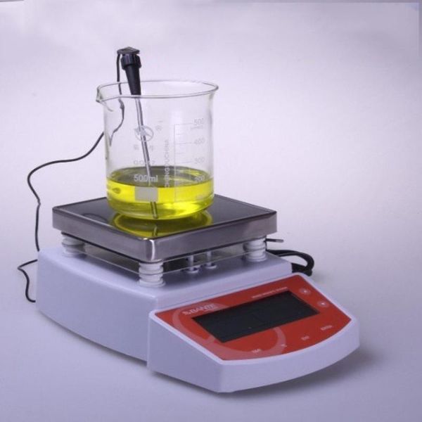 

1pc digital thermostatic plate magnetic stirrer mixer ms400 digital display temperature magnetic stirrer