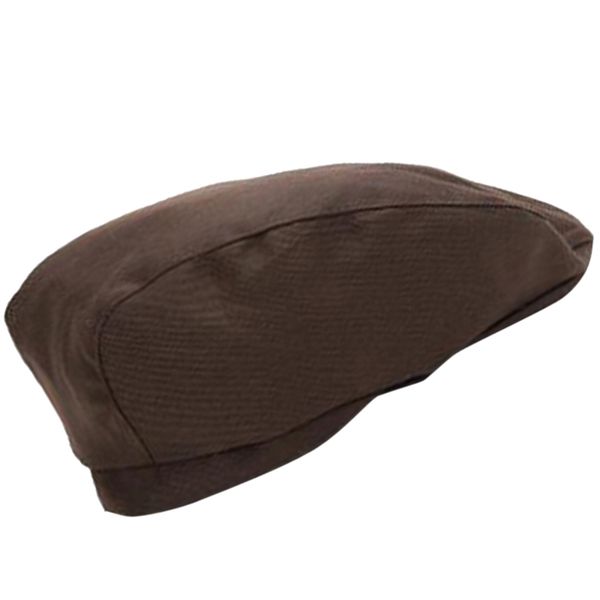 

fashion chef hat catering baker cook duckbill beret golf cap dark coffee