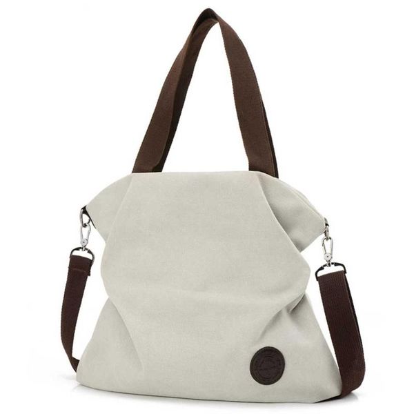 

women canvas tote ladies casual shoulder bag foldable reusable shopping bags beach bag female cotton cloth #t