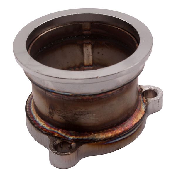 

2.5" t3 t4 t04e 3 to 2.5" v-band turbo downpipe adapter flange
