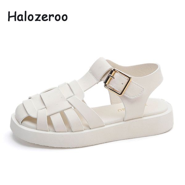 

new summer kids beach sandals chilren white brand shoes baby girls soft casual sandals boys sport closed toe shoes 2020, Black;red