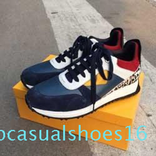 

2019 fd luxury brands fun fur designer sneaker shoes genuine leather gift mens women racer sports casual boots new t16, Black