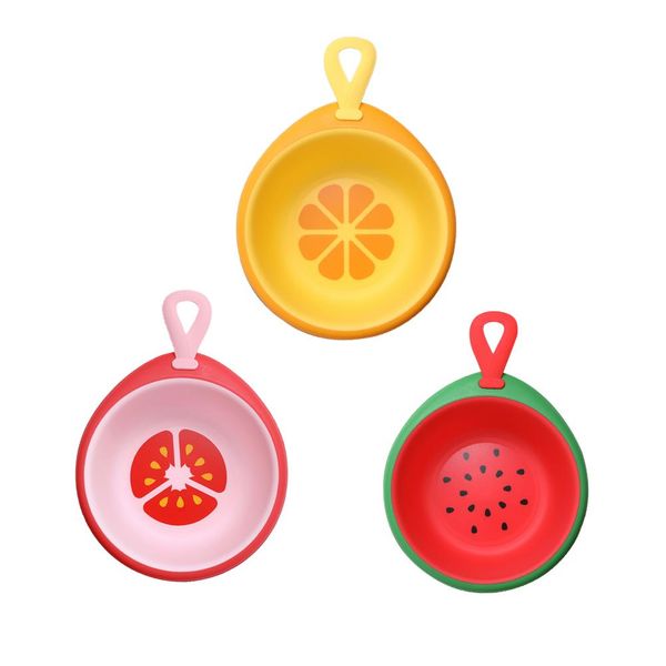 

1pcs silicone baby washbasin innovative fruit small washbasins kids thickened fruit basin