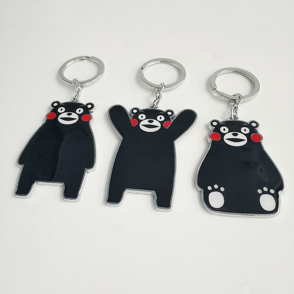 

kumamon брелок брелок милый брелок держатель высокое качество portachiavi chaveiro llaveros mujer сумка шарм, Silver