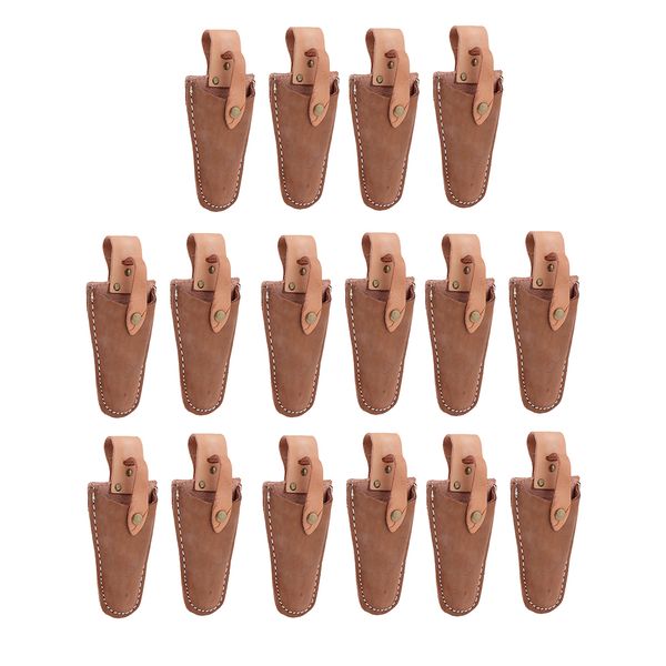 

16 packs garden pruning carpenter construction tool waist leather pouches