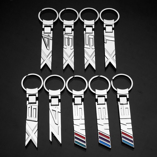 

2 шт. 3D металл автомобиля логотип брелок брелок брелок авто брелок держатель для BM