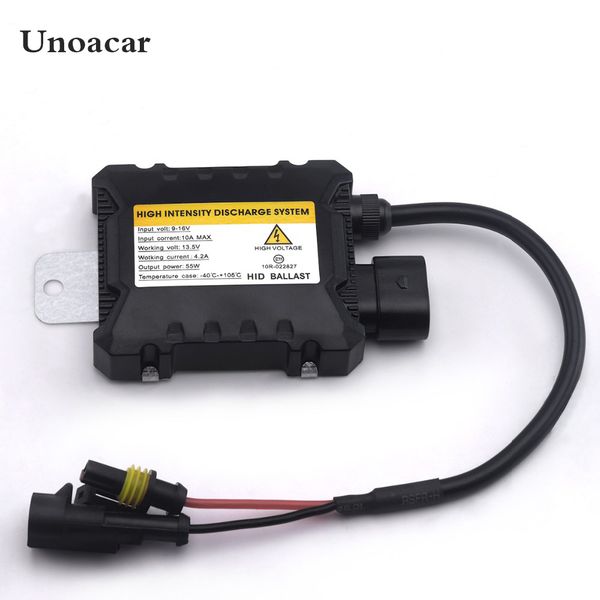 

1pcs hid xenon ballast 55w block ignition electronic ballast 55w digital slim hid for kit xenon h7 h4 h1 h3 h11 12v