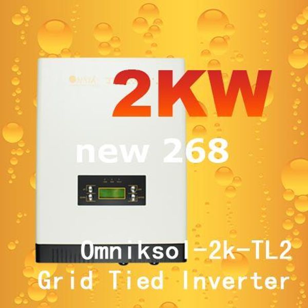 Freeshipping решетка связала инвертор, инвертор силы высокой эффективности 2kw omnik 220VAC 50HZ соединил гирду для солнечной электрической системы