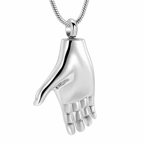 

ijd9715 gift box & funnel memorial urn necklace loss of love memory urns ashes holder keepsake jewelry, Silver