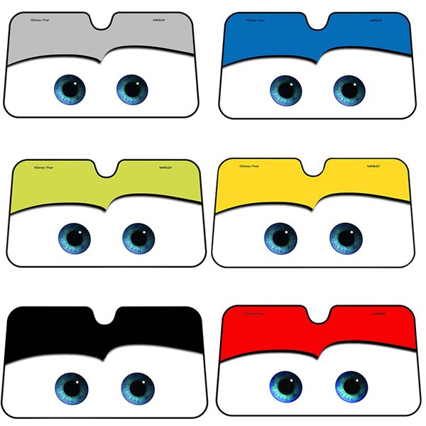 

aluminium foil color cartoon big eyes car windshield sunshade sun visor covers