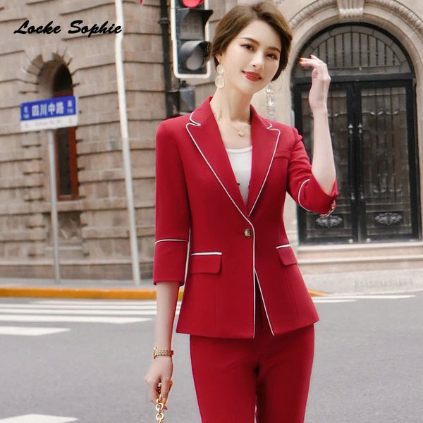 

1pcs women's plus size blazers coats 2020 spring cotton blend splicing slim fit small jackets ladies skinny office blazers suits, White;black