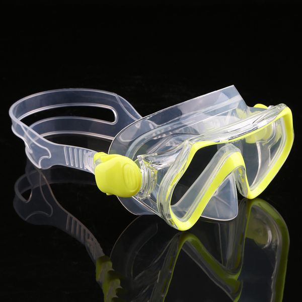 

children diving swimming mask plain glasses tempered glass lens snorkeling