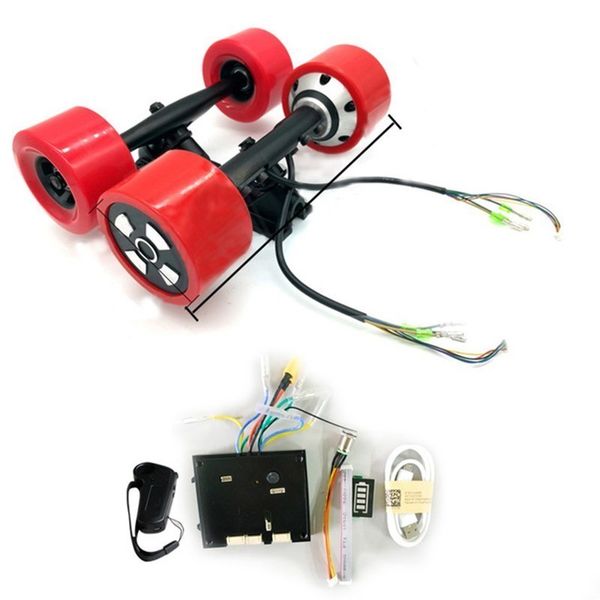 

new arrival red 70mm 83mm 90mm 180w 250w 350w electric skateboard hub motor 8inch truck dual drive electric skateboard motor