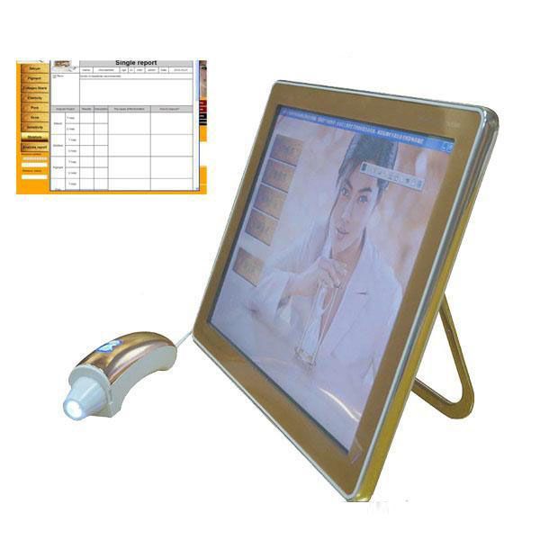 

facial skin analyzer machine digital skin moisture detector with touch screen for skin diagnosis system beauty salon spa use