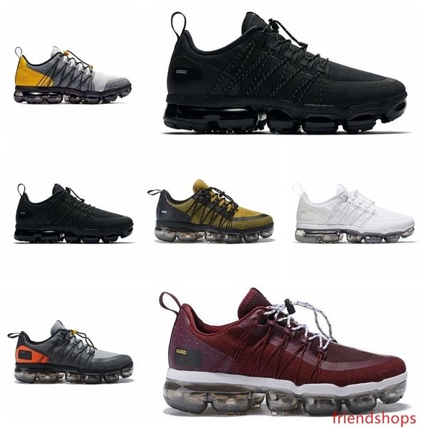 

2019 new run utility mens shoes triple black urban bounce burgundy crush mens trainer breathable sports sneakers