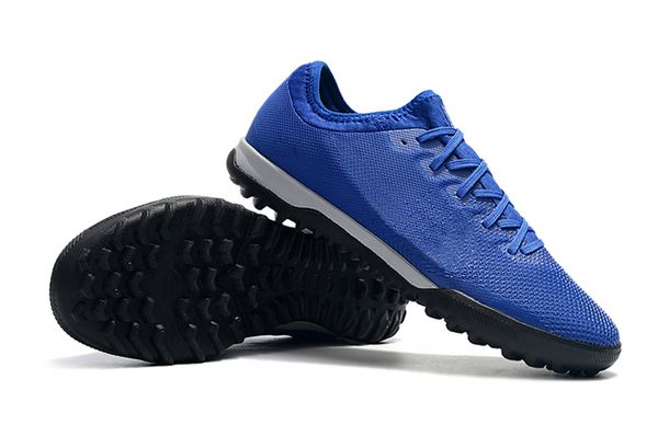 

2019 men knitted soccer shoes mercurial superflyx 6 elite ic / tf soccer shoes indoor / outdoor blue football shoes