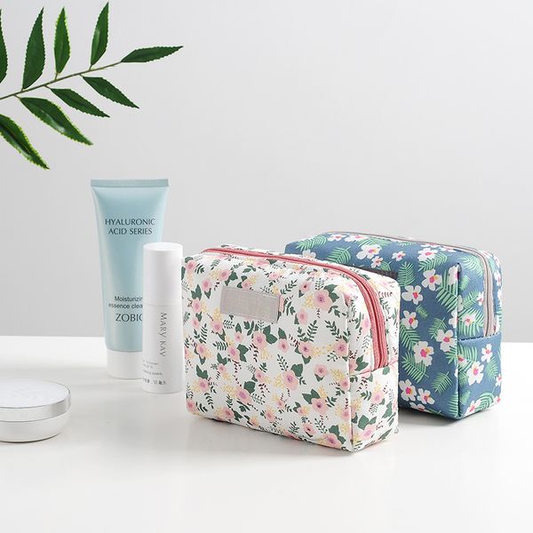 

симпатичный мини косметические сумки хлопок водонепроницаемый макияж сумка travelstorage сумки