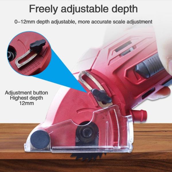 

sanding diy chainsaw cutting saw durable portable tool power tools practical plastic metal 3400rpm red multifunctional saw 400w