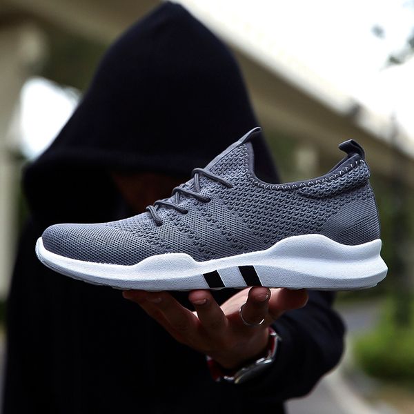 

men running shoes outdoor black white sneakers lovers shoes casual breathable mesh soft jogging tennis