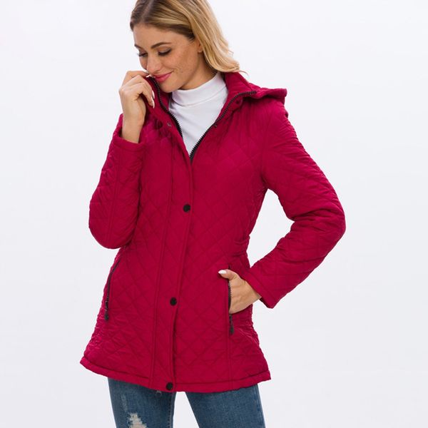

2019 casual winter warm parkas hooded jacket women mujer outwear coat autumn fleece women clothes manteau femme overcoats#4, Black