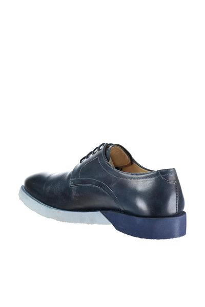 

pearl genuine leather navy blue men 's shoes 120118619420, Black