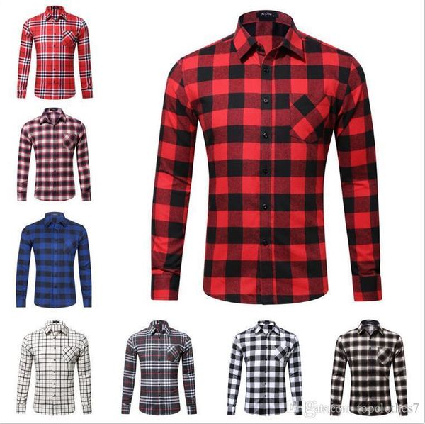 

горячая распродажа мужская фланелевая повседневная клетчатая рубашка с длинными рукавами мужские клетчатые рубашки тонкий стильный горячая р, White;black