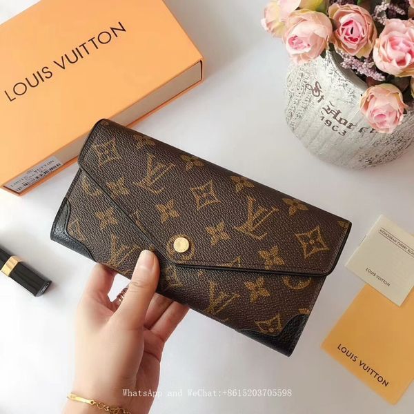 

2019 big brand long card holder pur e pa port bag with lock fa hion cowhide genuine leather wallet for women lady woman
