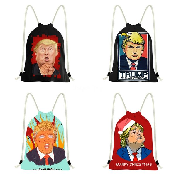 

trump backpack 2020 classical style naverfull genuine cow high leather luxury tote clutch shoulder shopping bag #550, Black;red