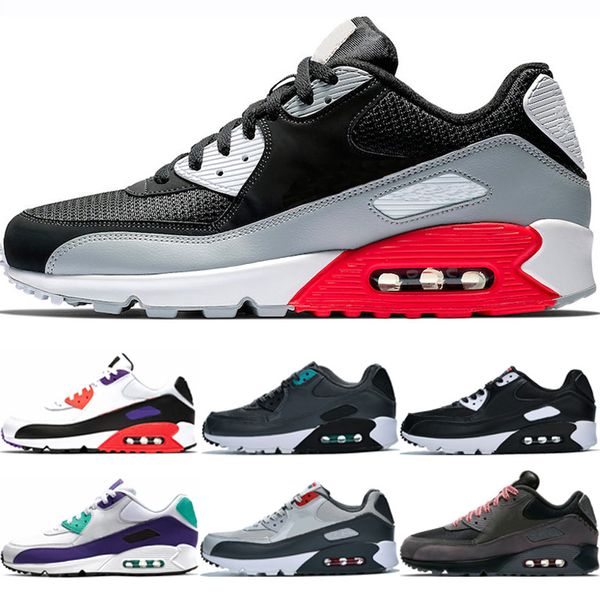 

nike air max 90 shoes прибывающим черный инфракрасная мужчины женщины кроссовки классические хищники мужские be true виноградный светло-серы