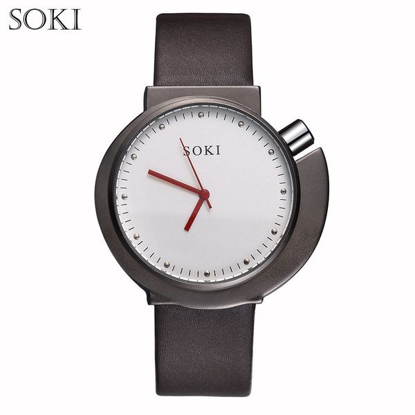 

couple fashion nylon strap analog quartz round wrist watches casual clock sports wrist watch men relogio masculino saat gift, Slivery;brown