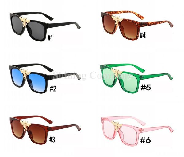 

vintage square sunglasses women brand designer bee sunglasses big frame eyewear women summer beach sunglasses uv400, White;black