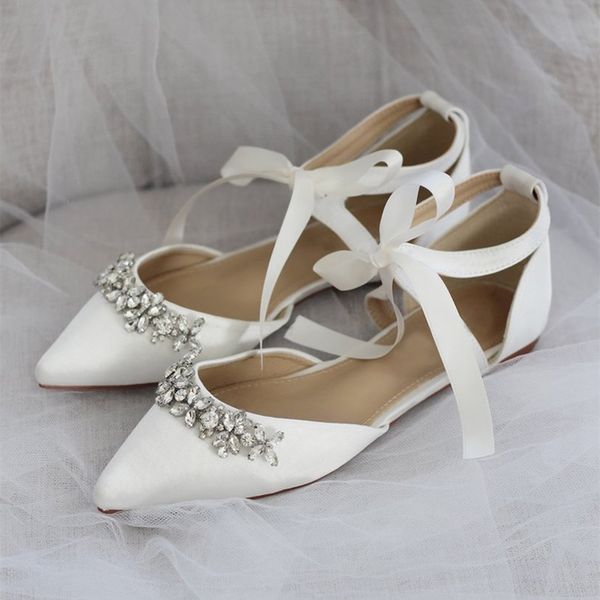 

butterfly water crystal point rhinestone bride leather evening dress lady luxury flat wedding shoes plus size new arrival, Black