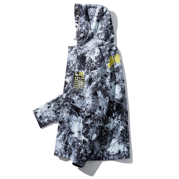 

thermal jackets mens winter padding jacket streetwear parka vintage male hooded hip hop parka waterproof warm snow coat 50mf, Black