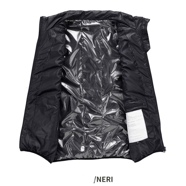 

2019 new winter fashion body heating clothes keep warm cold usb collar charging smart men women set electric sleeveless vest, Blue;black