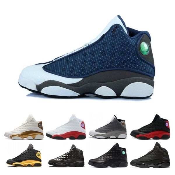 

discounts 13 13s lakers rivals atmosphere grey phantom black cat men women basketball shoes flint bred olive sneakers