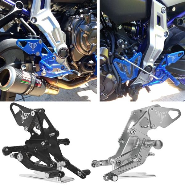 

for yamaha mt07 fz07 mt fz 07 2013-2018 adjustable rear set rearsets footrest fz-07 mt-07 motorcycle accessories high quality