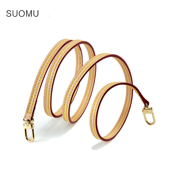 

bag strap 100% genuine leather handbag straps color can change belts really oxidation cow leather accessory bags parts 2019 new, Black