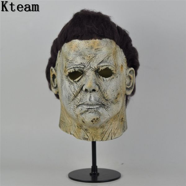 

grade latex horror movie halloween michael myers mask party masquerade cosplay latex myers mask full head mask